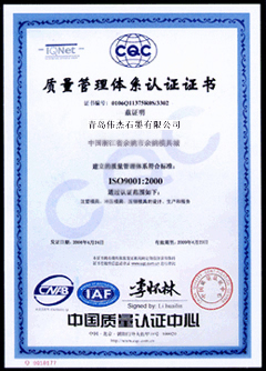 质量体系认证证书(图1)